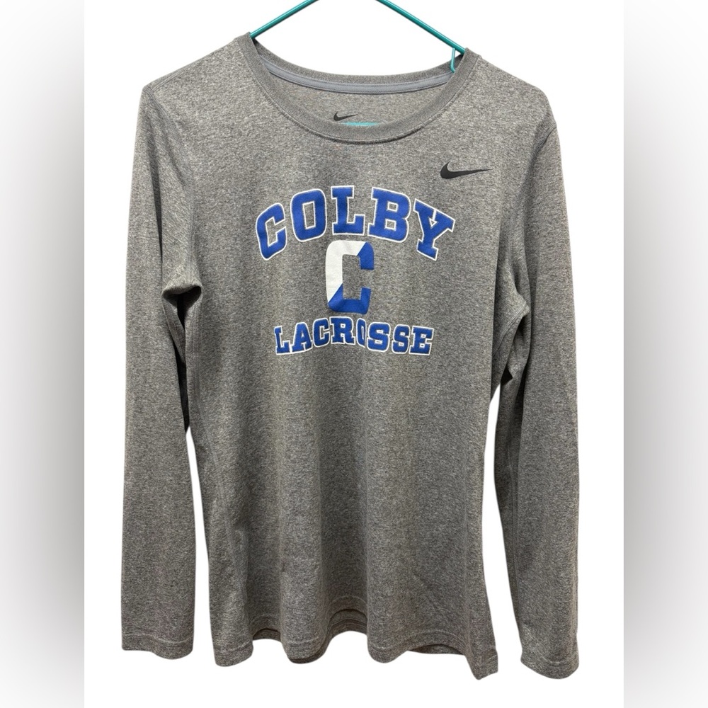 Nike Women’s Gray Lacrosse Long Sleeve Tee